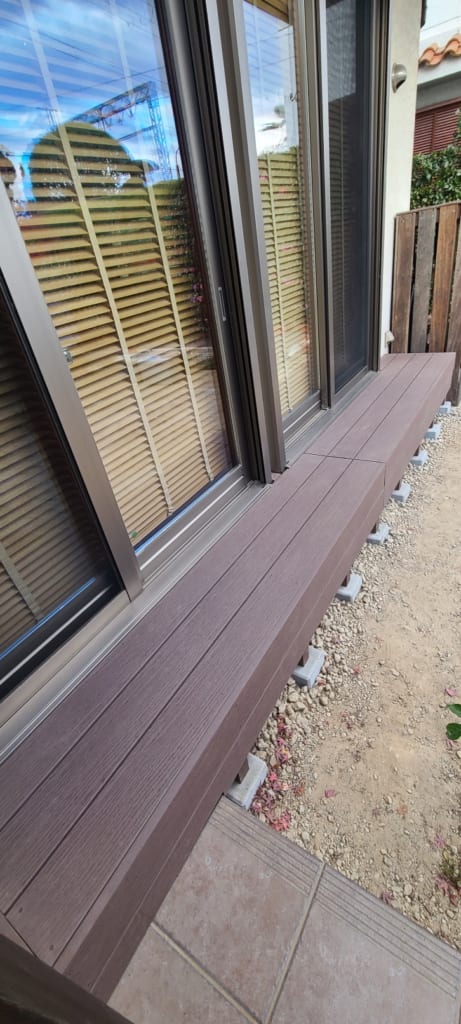 縁側ウッドデッキ