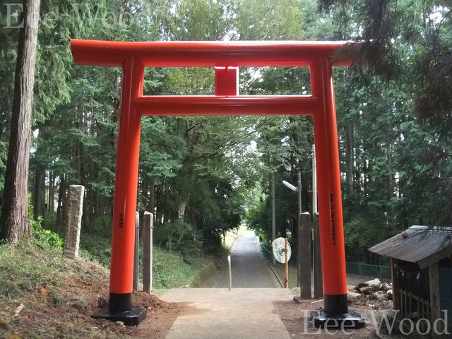 神社の鳥居　基礎部分にご利用例　